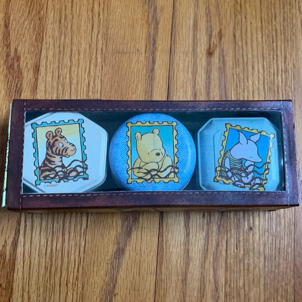 Brand new, never used Pooh candle set (3 candles)